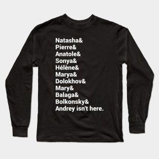 The Great Comet of 1812 - Names (2) Long Sleeve T-Shirt